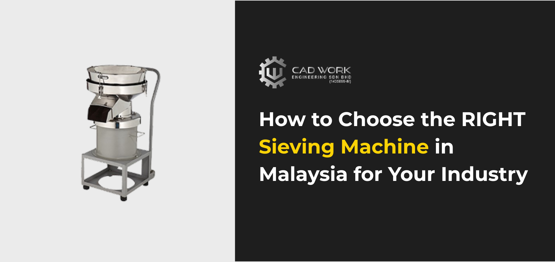 How to Choose the Right Sieving Machine in Malaysia for Your Industry