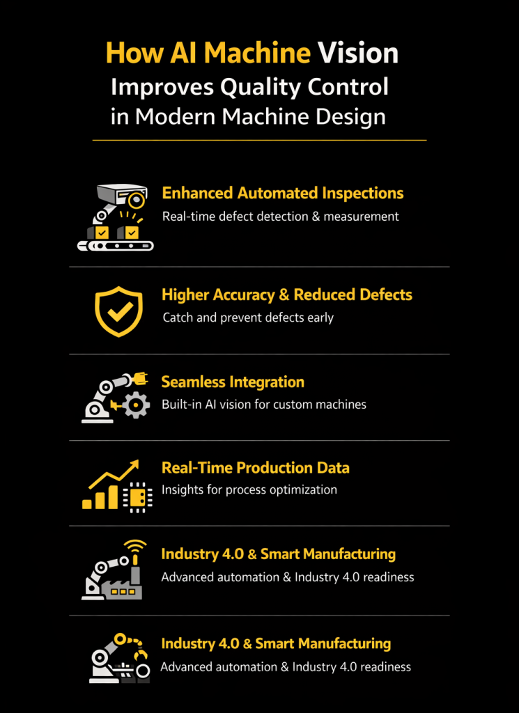 How AI Machine Vision Improves Quality Control in Modern Machine Design