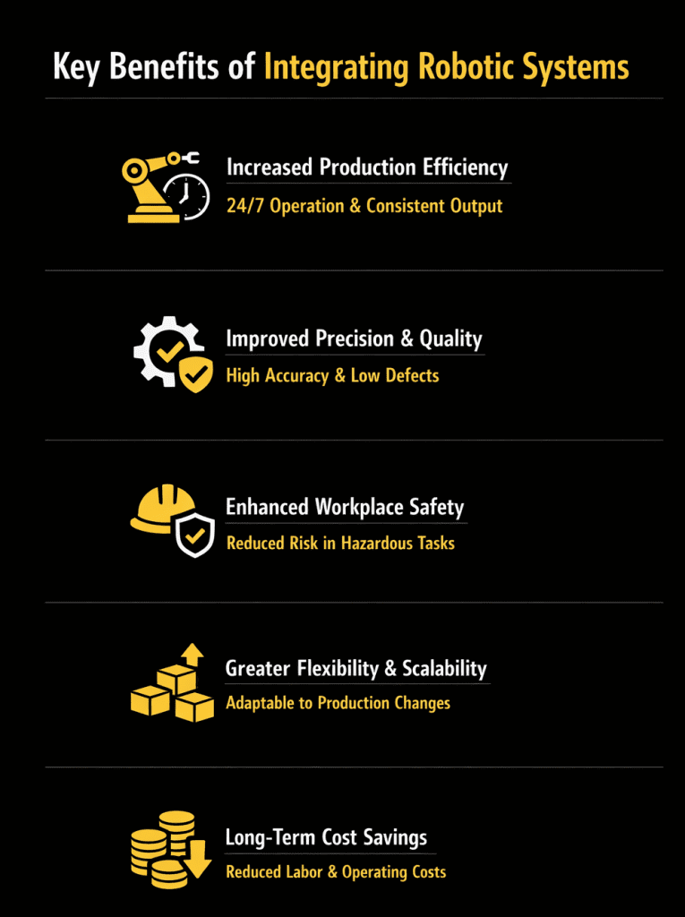 Key Benefits of Integrating Robotic Systems